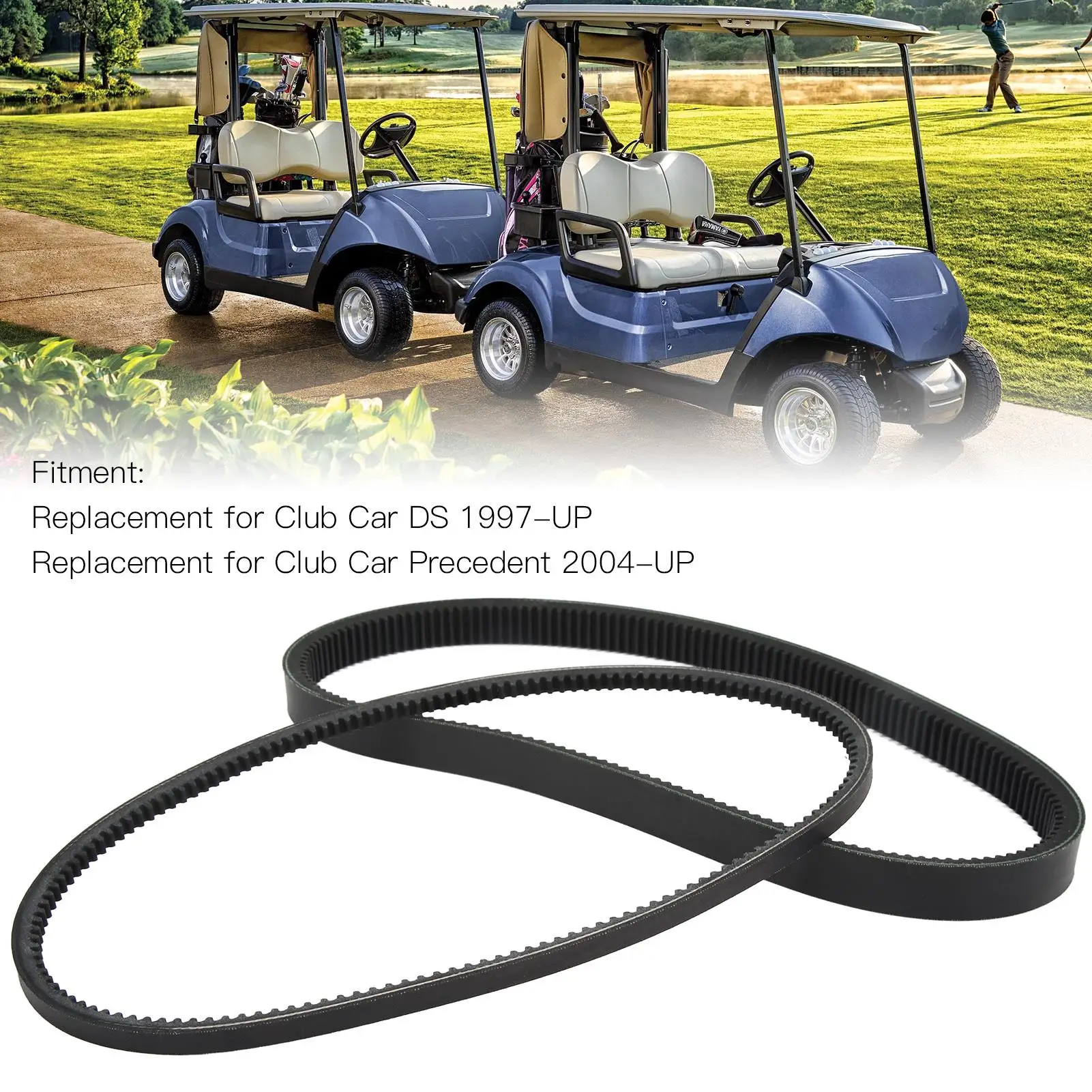 101916701 드라이브 스타터 제너레이터 벨트 키트 카트 부품 내마모성 가죽 클럽 카 1997년 이후용 자동차 교체 부품