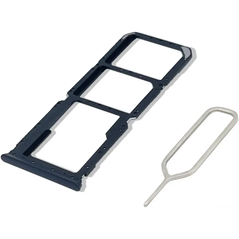 

Dual SIM card slot holder Holder replacement for Oppo A16 (black)