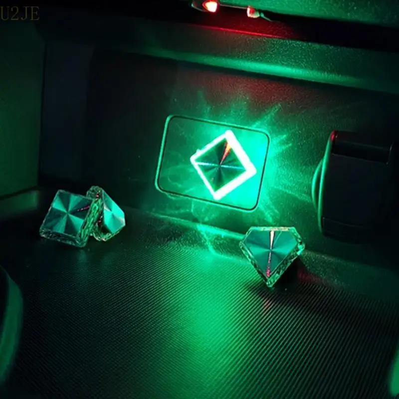 

U2JE Car Interior USB LED Mood Light Touch Control Night Lamp with 6 Color 4 Modes