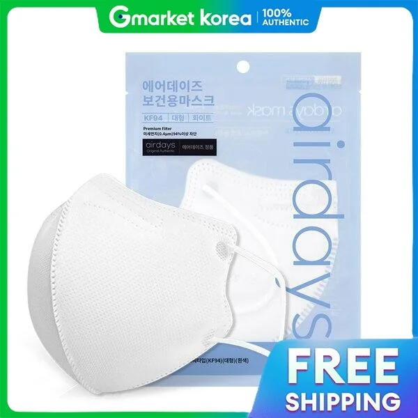 Air Days | KF94 Bird Beak Type Mask Large White
