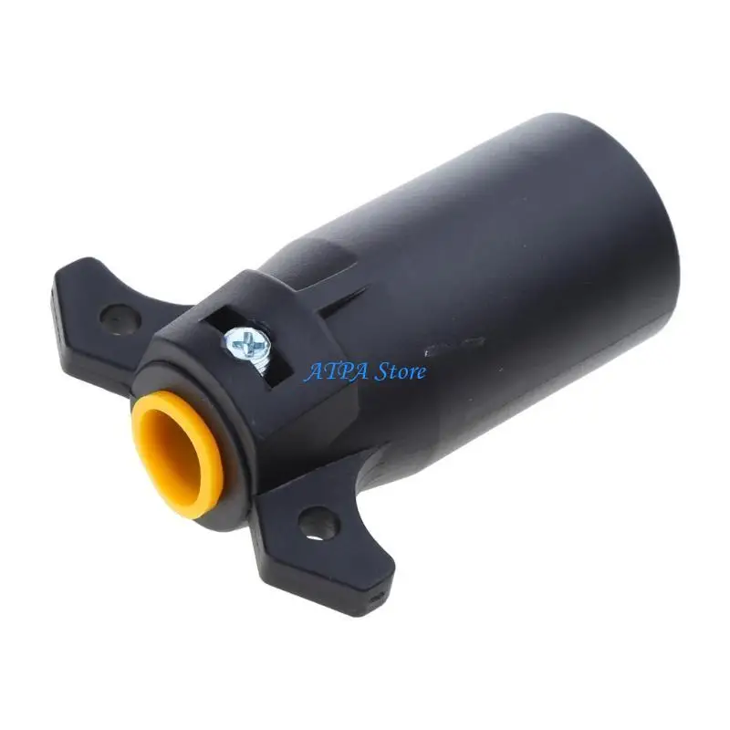 

U13C New 7 Way RV Trailer Light Connector Connecter Adapter Adapter