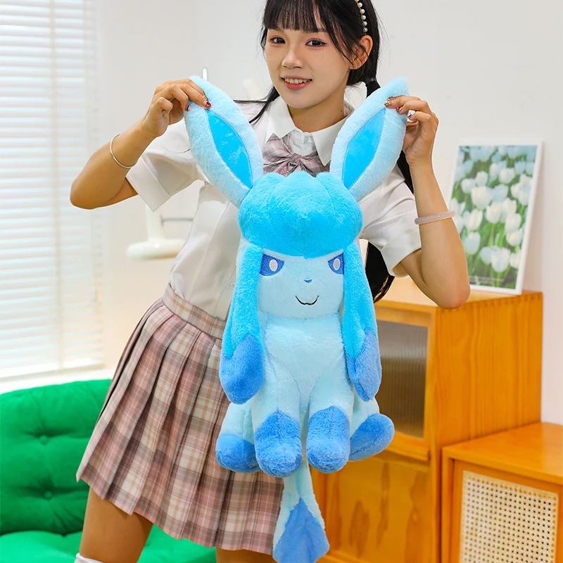 Poupée en peluche Pokemon originale de grande taille 45-80cm, oreiller de câlin, jouets de dessin animé doux, décorations de chambre, cadeau d'anniversaire pour enfants