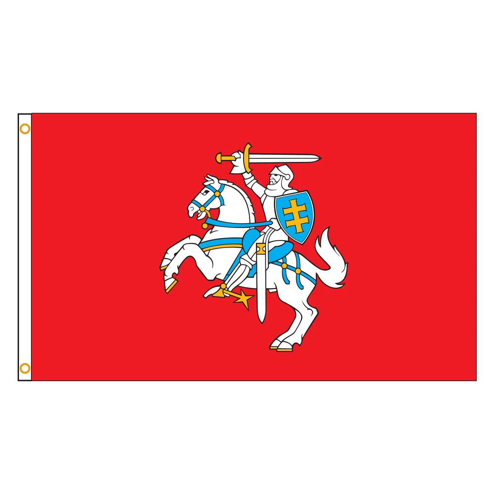 Lithuania Ensign The historical state flag of Lithuania with Vytis Flag Banner Tapestry Decoration