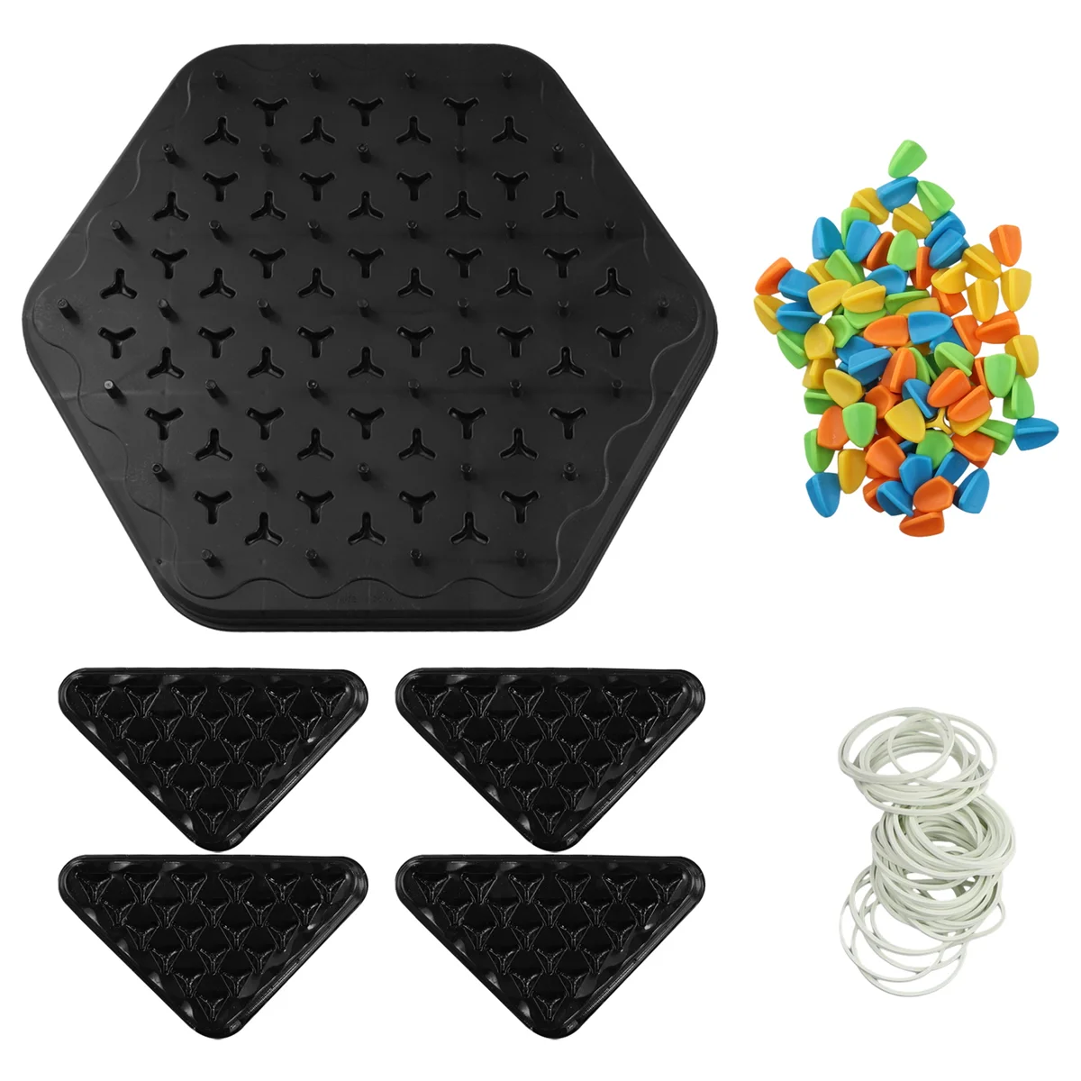 

AINY Chain Triangle Chess Game Triggle с резиновой лентой, обучающая интерактивная игра, боевой набор для семейной вечеринки, подарки