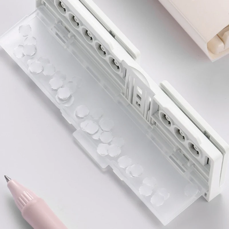 8 Holes Hole Punch Portable Paper Puncher Tools Durable High Quality 8 Holes Manual Punch Convenient Lightweight Puncher