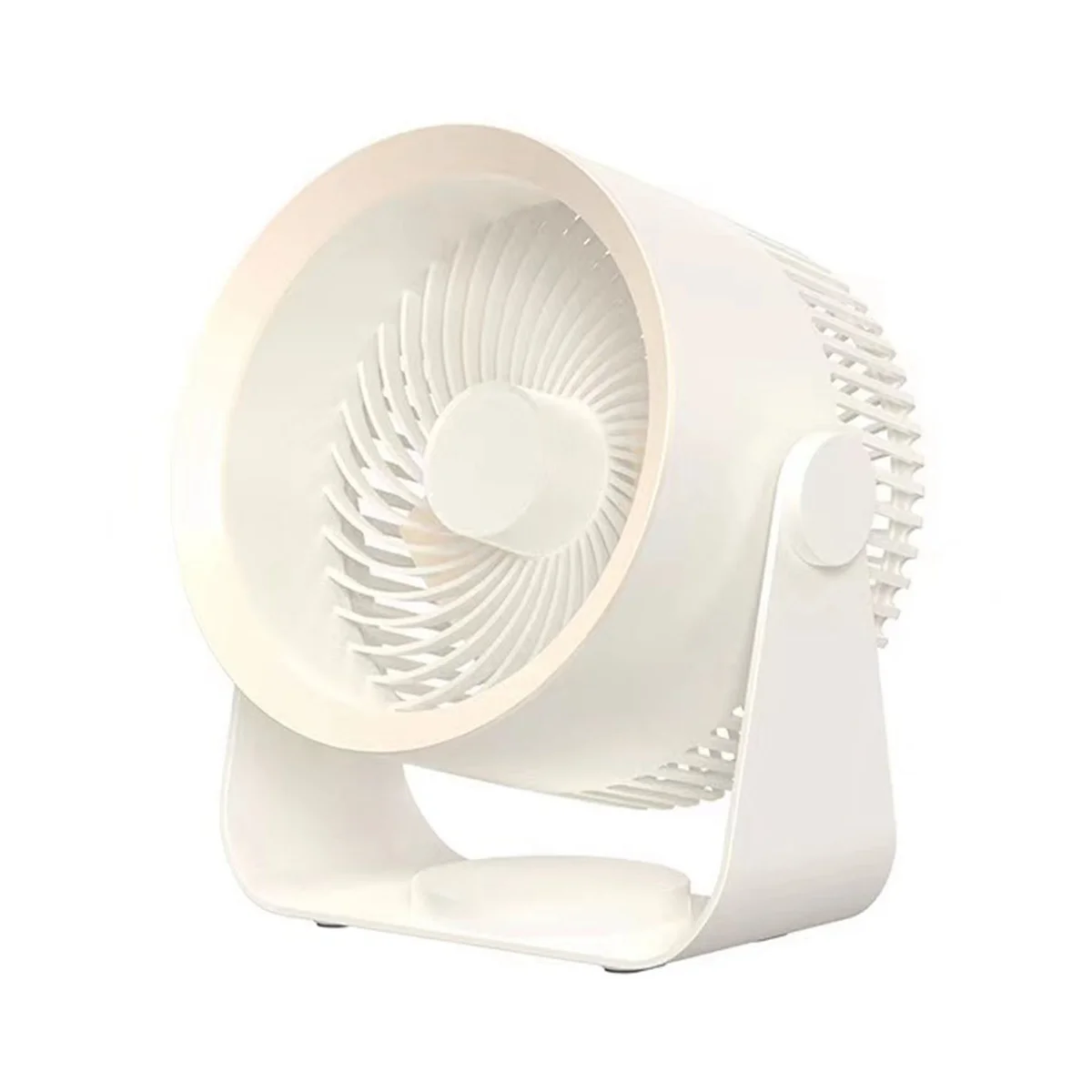 

Electric Fan 4000Mah Rechargeable Air Circulation Stand Fans Summer Cooling Camping Fan Portable Air Conditioner,White