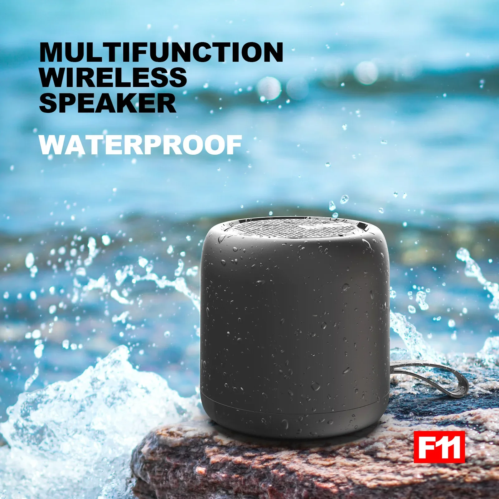 Bluetooth Speaker Mini Portable Subwoofer Small Audio Wireless  Steel Gun Small Steel Gun Outdoor Small Speaker