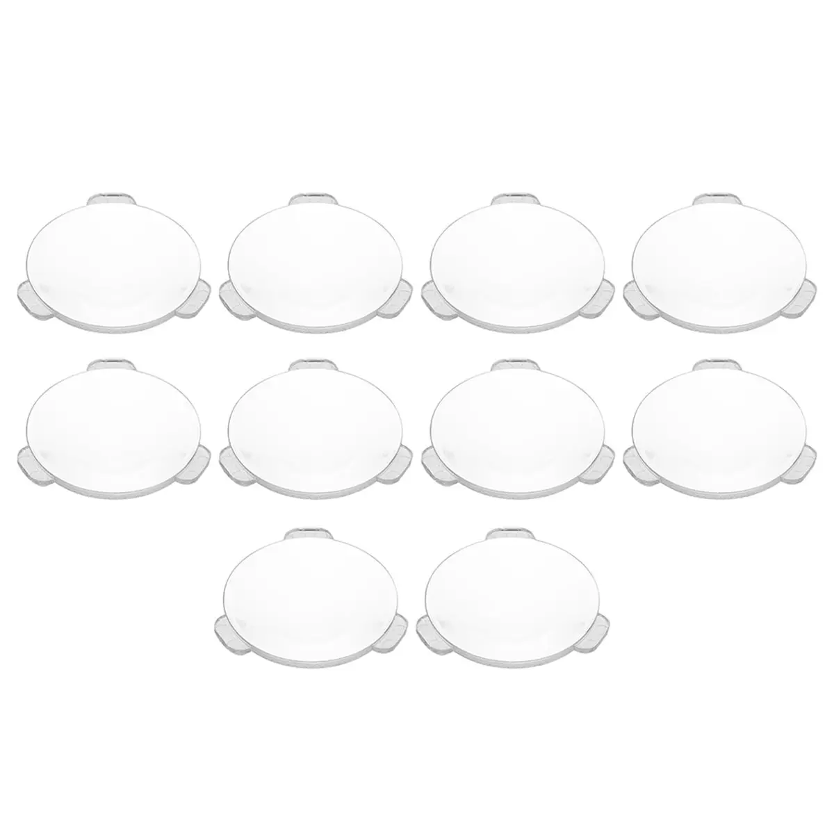 A139FHOT]10 Pack Biconvex Lens, 34mm Dia. Aspheric Optical Lenses Magnifier Paperweight Acrylic Double Convex