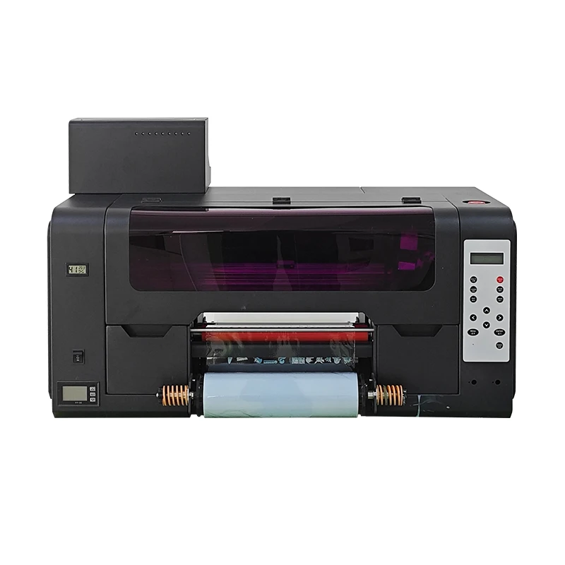 Sixfar جديد A3 UV DTF ملصق طابعة نقل آلة الطباعة مجموعة AB فيلم 30 سنتيمتر Impresora DTF لزجاجة كوب النار الزجاج مائي