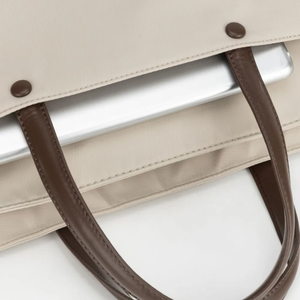 

Shoulder Strap Portable Laptop Bags Side Pocket with Handle Laptop Handbag Lightweight Solid Color Notebook Sleeve Bag