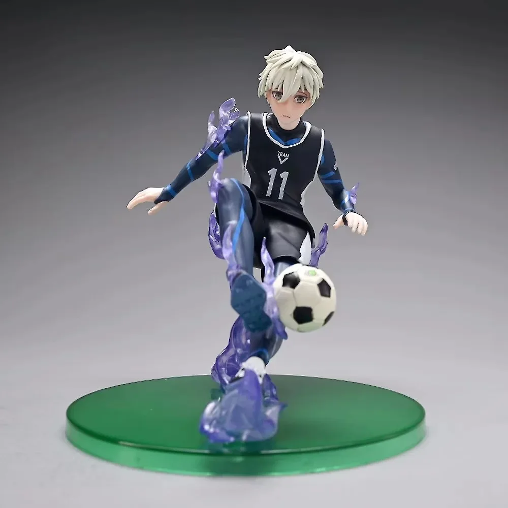 18CM Anime BLUE LOCK Nagi Seishiro Figura Stile Calcio Effetti Speciali Parti Modello Giocattolo Collezione Regalo Aciton Figura PVC
