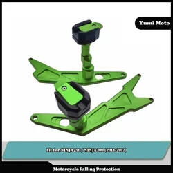 Fit For KAWASAKI NINJA300 NINJA250 2013-2017 Ninja Motorcycle Falling Protection Frame Slider Fairing Guard Crash Pad Protector