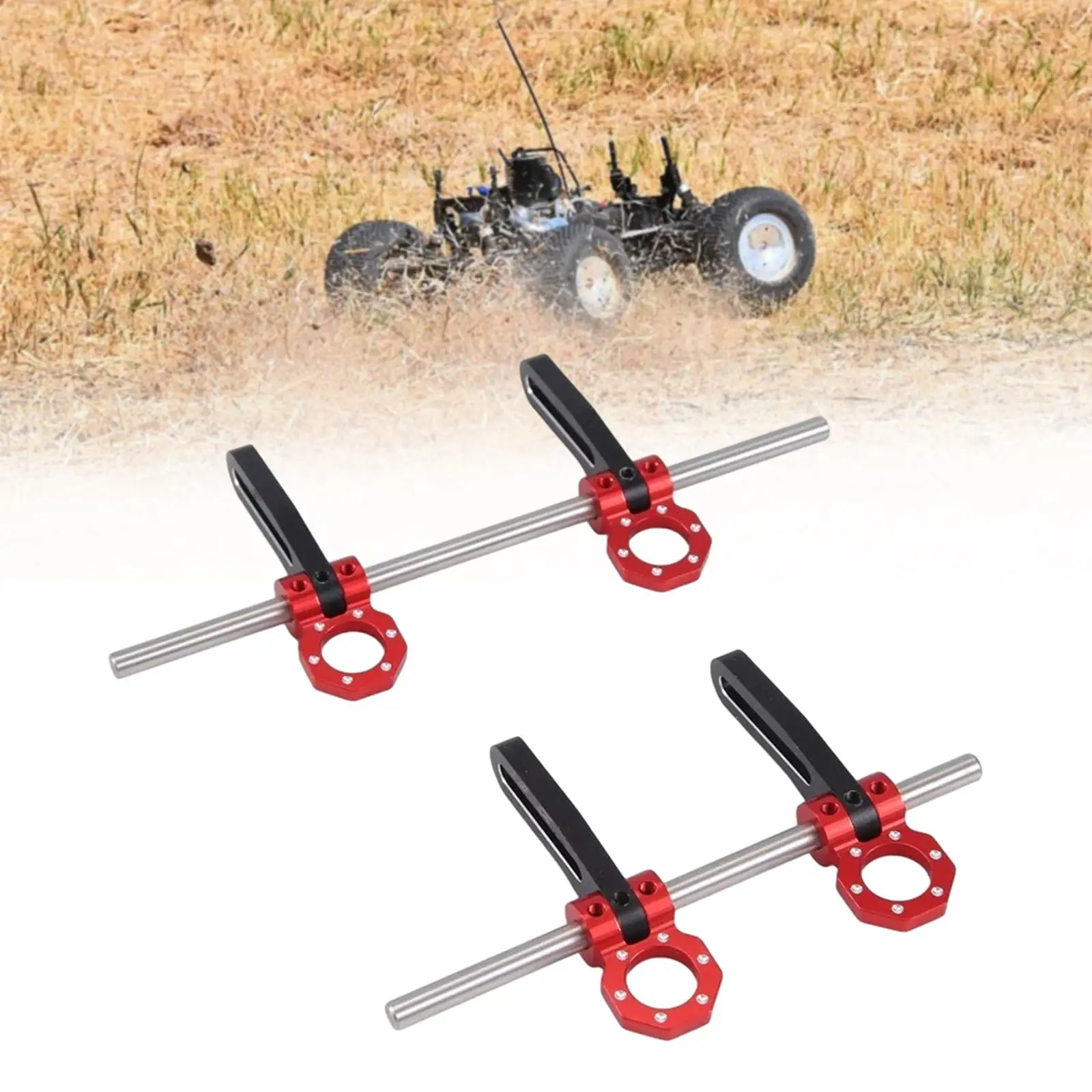 1/10 RC Car Front Rear Bumper Aluminum for SCX10 III SCX10 i RC Crawler Car image 3