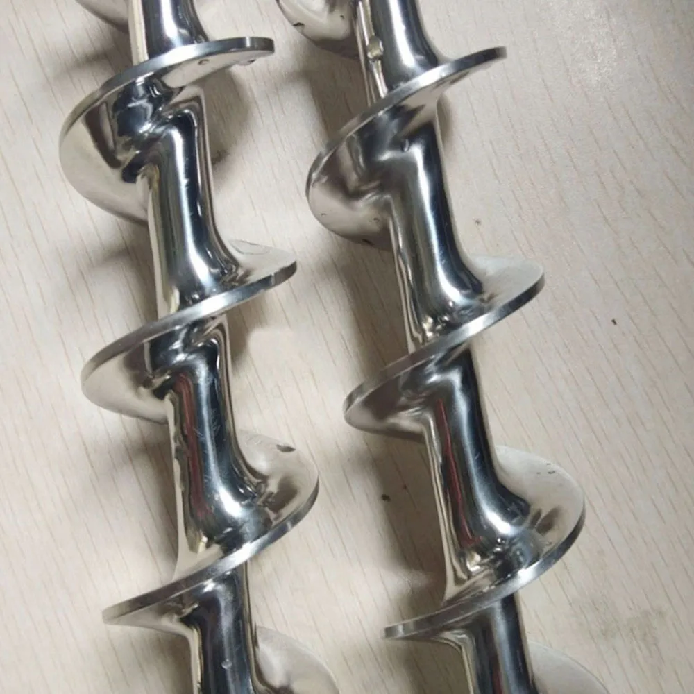 Custom Manufacturer-Direct Stainless Steel Welded Spiral Screw Conveyors — High-Strength Feeding Augers for Food & Chemical
