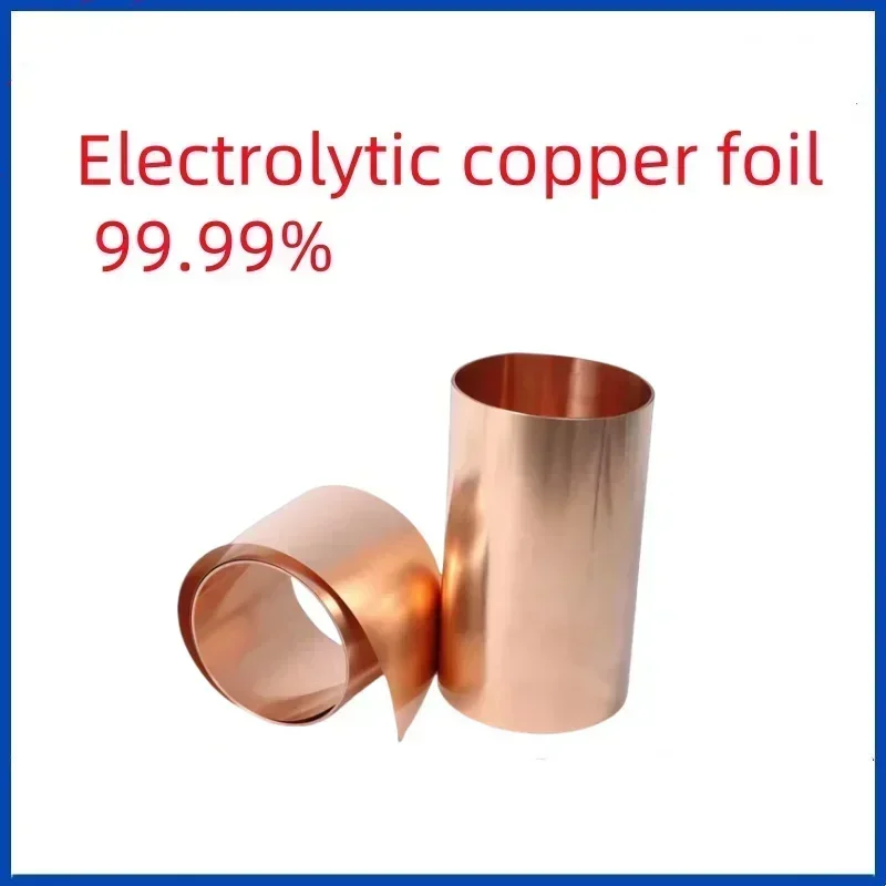 

High purity Electrolytic copper foil Cu99.99% Special forl scientific research Various sizes can be customized