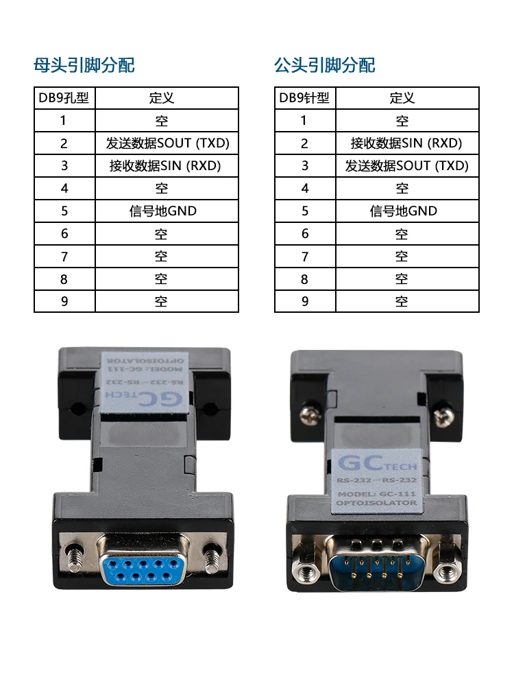 RS232 Serial Port Isolator, Photoelectric Isolation Floor Scale, Anti-interference, Lightning Protection, Static Electricity, In
