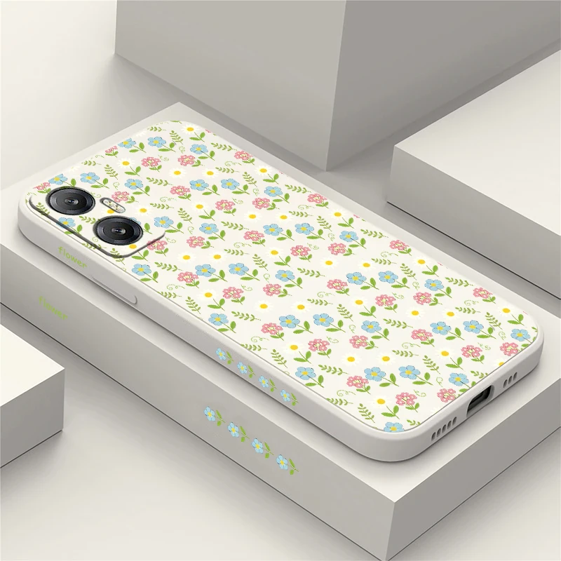 

Soft Silicone Phone Case For Infinix Hot 70 60i 50 Pro Plus 12 11 10 9 Play 12i 11S 10S 40i 30i 20S Flower Pattern TPU Cover