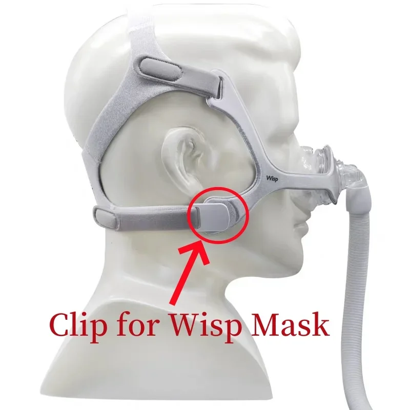 

CPAP Mask Clips for Philips WISP Nasal Mask Without Cushioin Headband TubingOr Frame for Home Sleeping Mask Accesseries