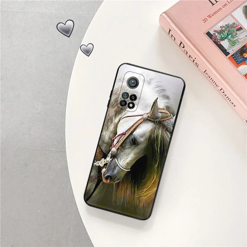 For Redmi 12C 12 10C 10 10A 9 9I 9A 9T A1 A2 9C K40 K50 K60 Horse Xiaomi CC9 C51 Soft Phone Shell Case Cover