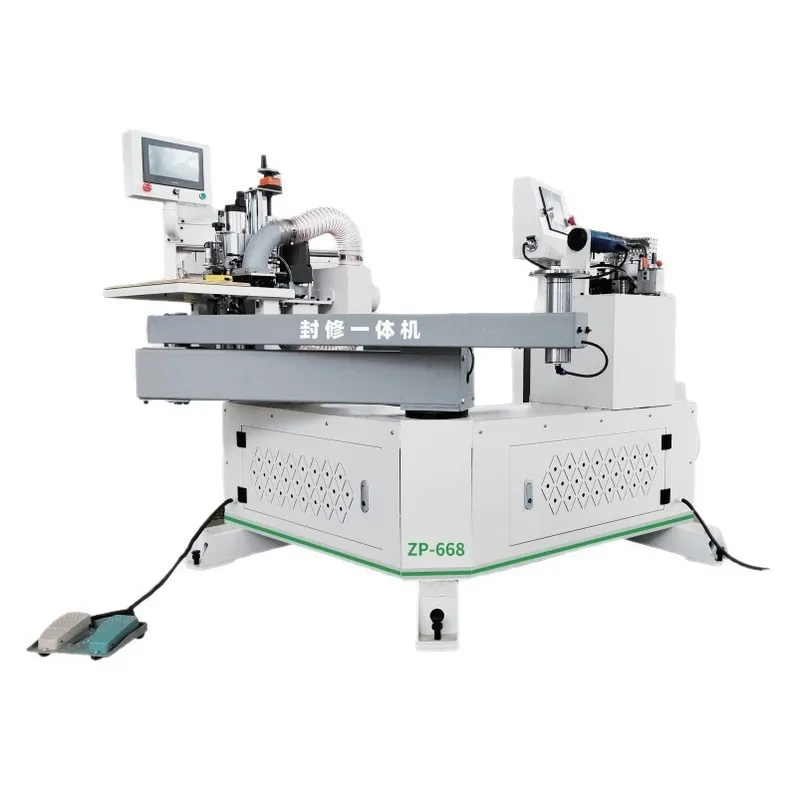 668 668Pro Curve Repair All-in-one Edge Sealing Bench 1900 Automatic Narrow Wood Panel Straight Edge Finishing Equipment