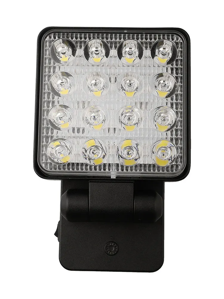 Linterna LED Luz de trabajo para Worx WA3593 WA3595 WA3401 Serie Operación de doble interruptor con cabezal flexible y gancho
