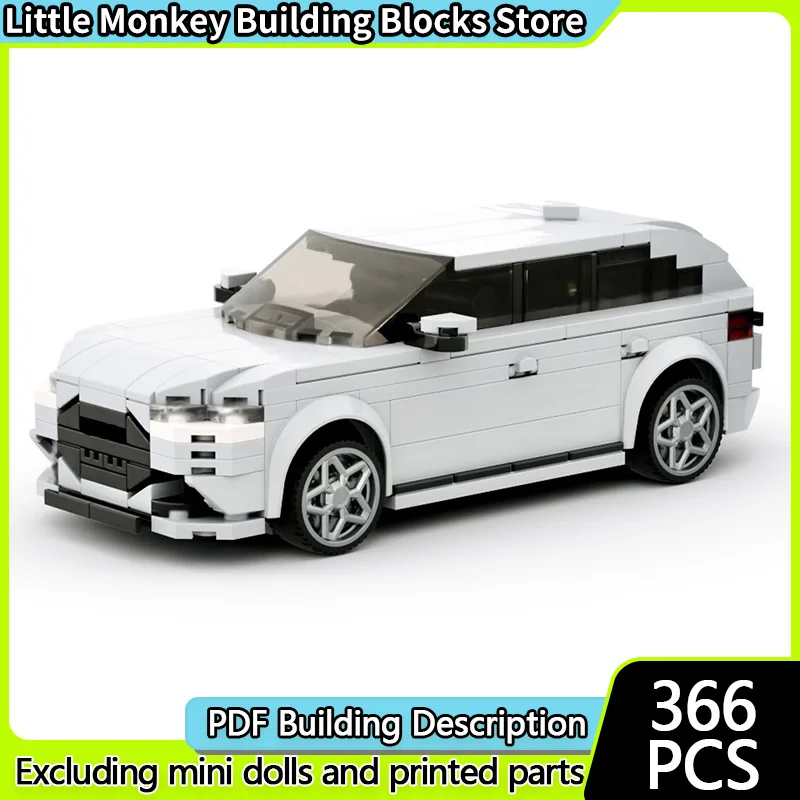 

Speed Racing Car Model MOC Building Bricks Q7 Luxury SUV Modular Technology Children Holiday Gifts Assemble Toys Suit