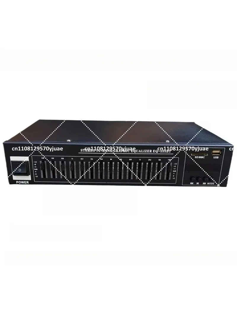 Home 14 Band Graphic Stereo Equalizer with Bluetooth, USB, FM Radio & Remote Control