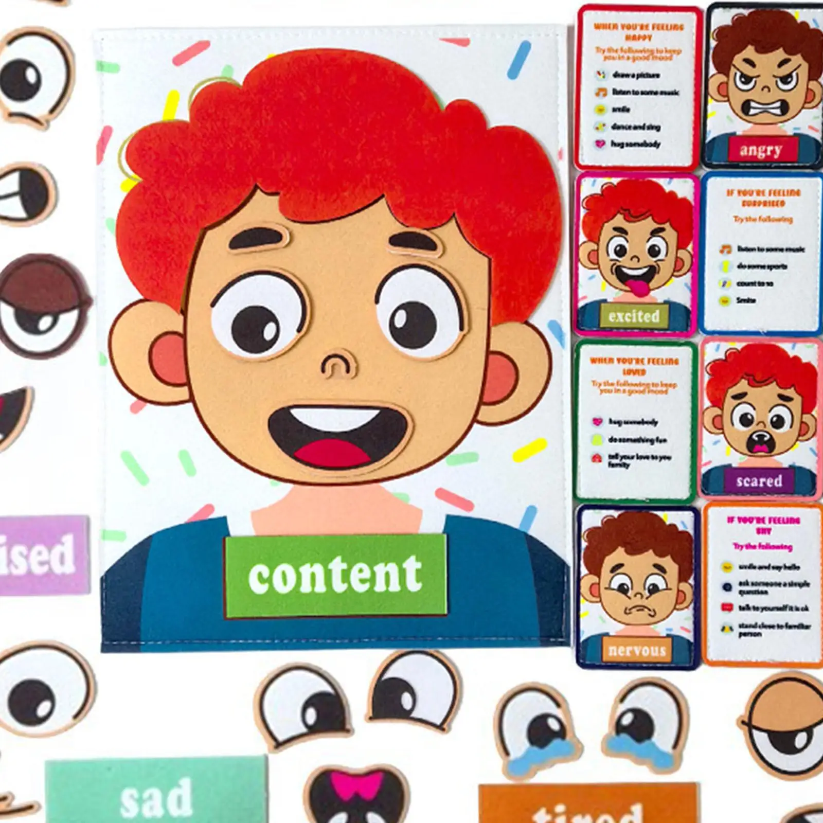 Emotion Exploration Toy: Creative Expression Stickers Set for Children