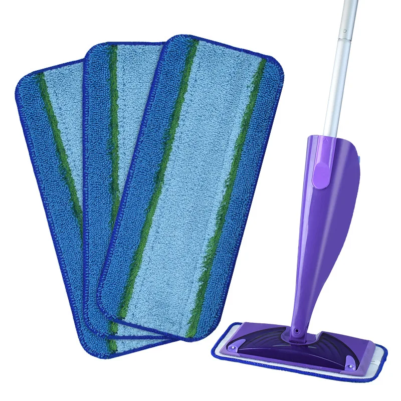 3 Pack Deep Clean Pads for 10-12inch Swiffer Wet Jet Washable & Reusable Microfiber Cleaning Pad for Hardwood and Multi-Surface