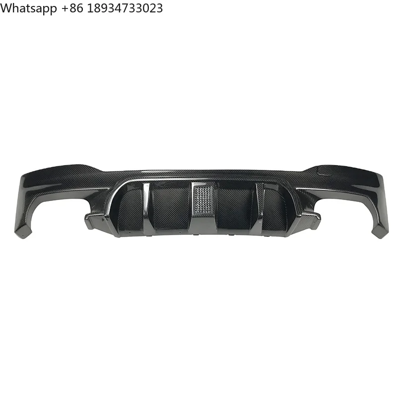 

Dry Carbon Fiber Rear Bumper Diffuser Rear Lip With LED Light for BMW 5 Series G30 G38 M5 F90 2018-2019