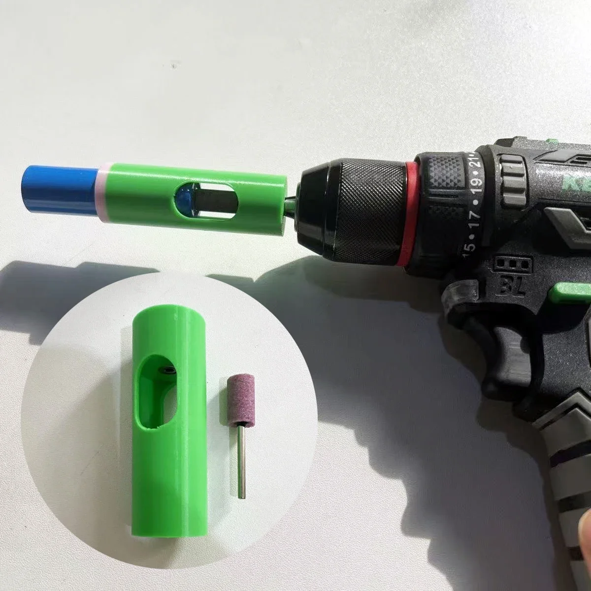 For 18650/21700 Lithium Battery Solder Joint Grinding Polishing Tools Kit High-Efficiency Grinding Tools Grinding Sleeve