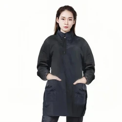 Waterproof Long Sleeves Smock Pet Grooming Work Clothes Hair Salon Uniforms Pants Pet Shop Apron Barber Shop Hairdresser Robe