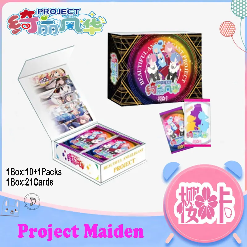 Bargain Price Project Maiden Collection Card Goddess Story Beautiful Cute Anime Waifu Booster Box CCG Doujin Toys And Hobby Gift