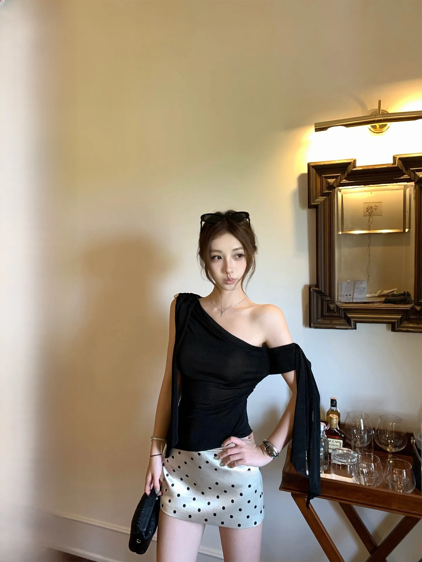 

Женский топ без рукавов Chestnut Cocoa Berlin Spring с драпировкой, повседневный стиль, из полиэстера, тонкий, дышащий, приятный к телу