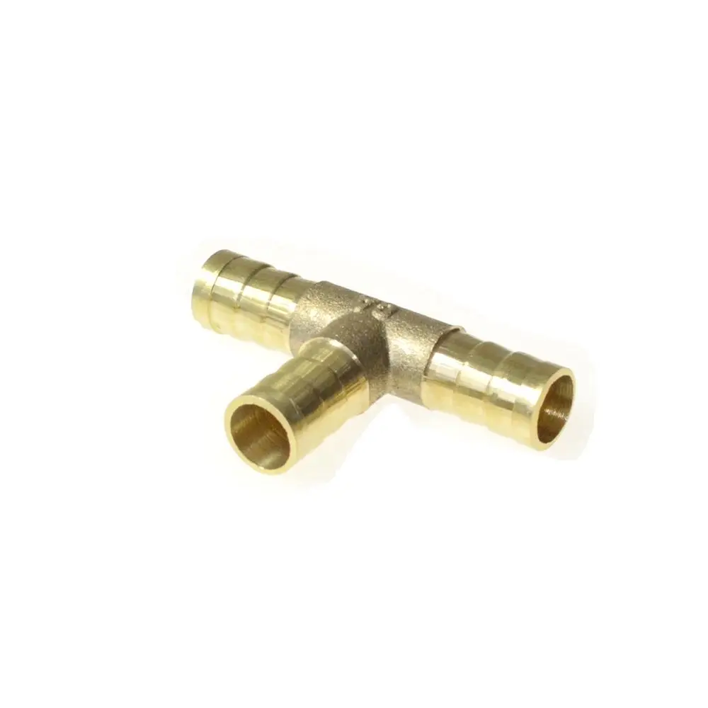 

1 шт., 19 мм, тройник, латунный колючий фитинг для труб, соединитель