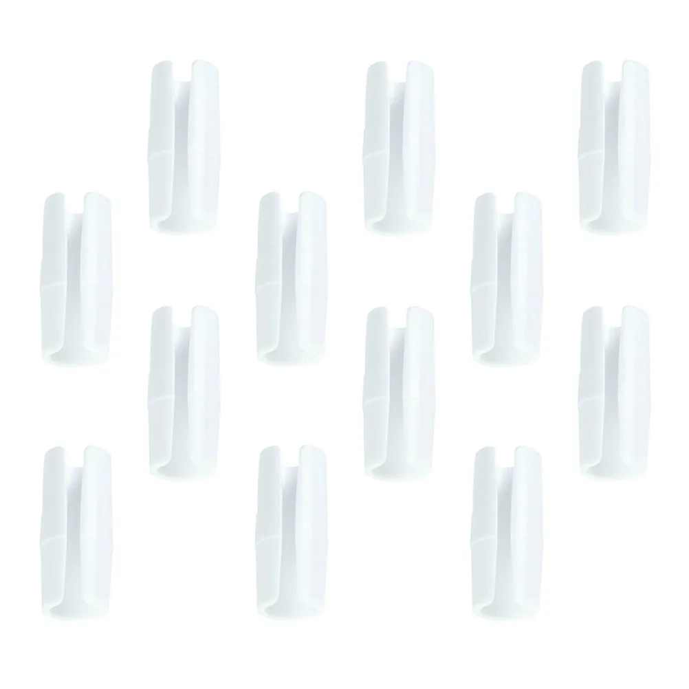 

12pcs Bed Sheet Short Grippers Anti-running Keep Sheet Fasteners Anti-slip Clamps Bed Covers Prevent Clips (White)