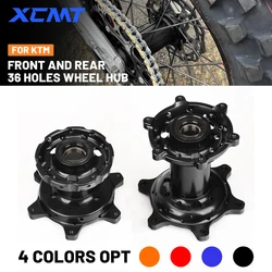 Motorcycle 36 Holes Front Rear Wheel Hub CNC Aluminum Billet For KTM SXF XCF SMR HUSQVARNA FC FX TC TX GASGAS EXF MXF 2003-2023
