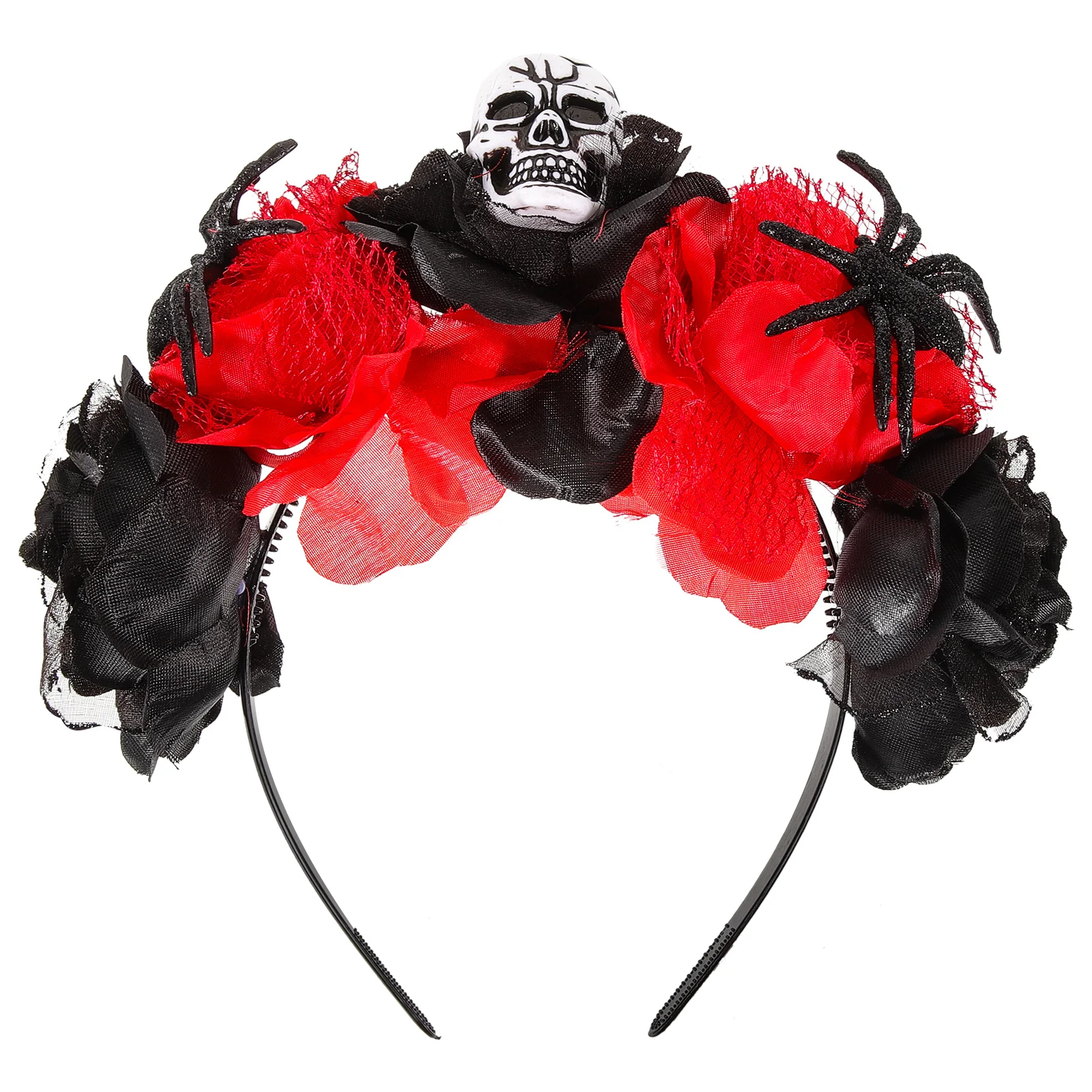 

Lace Flower Headband Decorative Hairband Party Clasp Artificial Simulation Hoop Fabric Halloween Headdress Miss