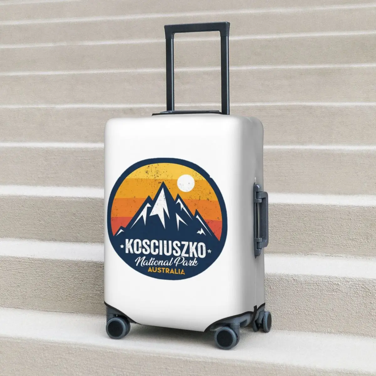 

Mount Kosciuszko National Park New South Wales Australia Suitcase Cover Protection Elastic Travel Luggage Protector Covers
