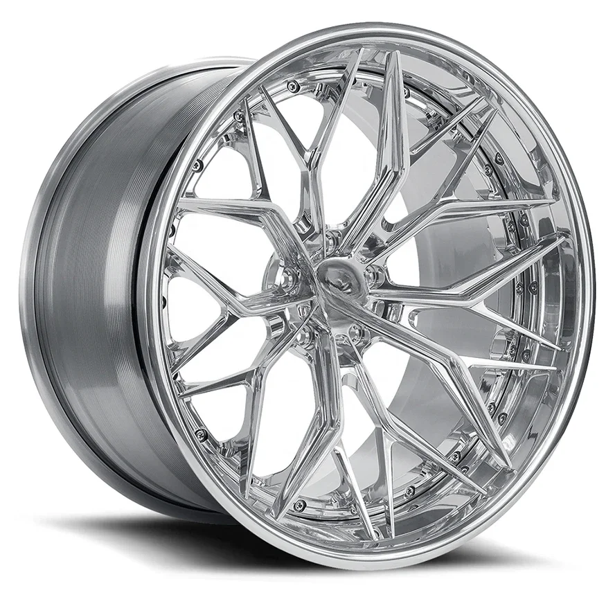 GVICHN Brand new design 2 piece forged custom alloy car wheel rims 19 20 21 22 23 24 26 inch 5x114.3