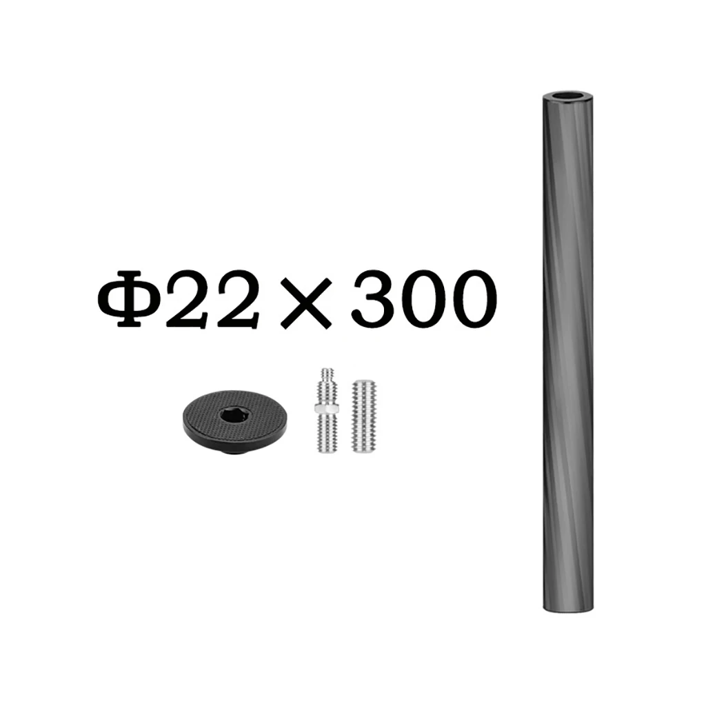 Mid-Axis Carbon Fiber Einbeinstativ Pole Zubehör Stativ Center Shaft Verlängerung Stange 3/8 zoll Loch SLR Kamera Stabilisator Griff grip – Detail 10