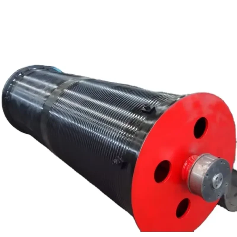 Multi-layer Spooling Drum for Long Distance Lifting