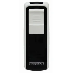 Custom Self-Inking Pocket Printy 9512 Stamp, Personalized Laser Engraved, 47x18mm Rectangular Rubber Stamp