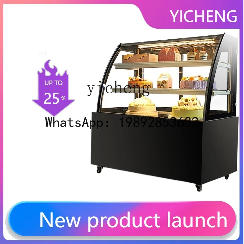 

ZSG Air Cooling Frostless Cake Counter Refrigerated Display Cabinet Cooked Dessert Freezer