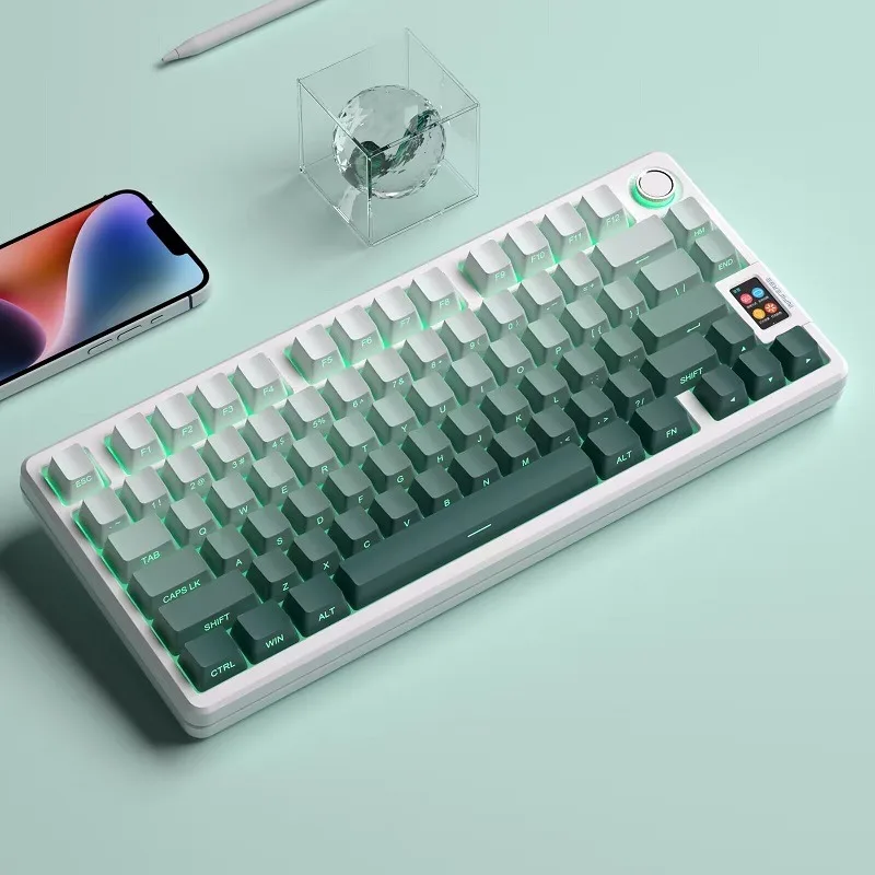 Mechanical Keyboard Gradient Keycaps OEM Profile PBT Double Shot Side Printed Keycap For Cherry MX Switch Gamer Key Caps custom
