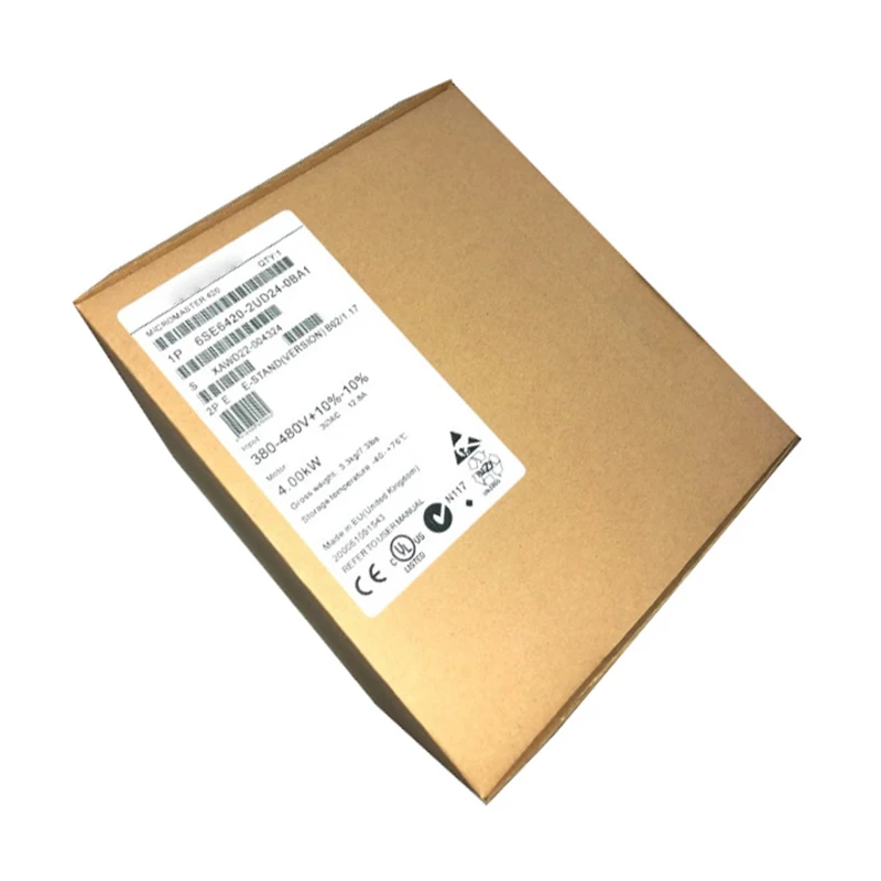 

Новый оригинальный инвертор 6SE6420-2UD24-0BA1 MM420 4 кВт 380 В без фильтра 6SE64202UD240BA1 спот