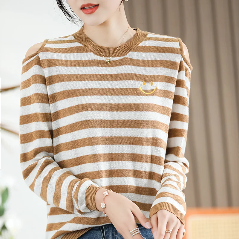 2023 Autumn Winter Women\'s Cashmere Sweater Pullover O-Neck  Casual Fashion  High Quality Warmth