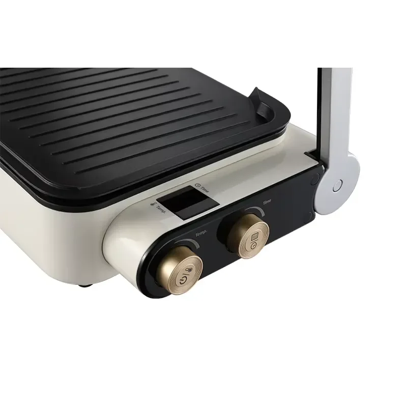 Electric Smokeless Grill Commercial Adjustable Temperature Indoor BBQ for Home Restaurant Use Non Stick Heating Plate