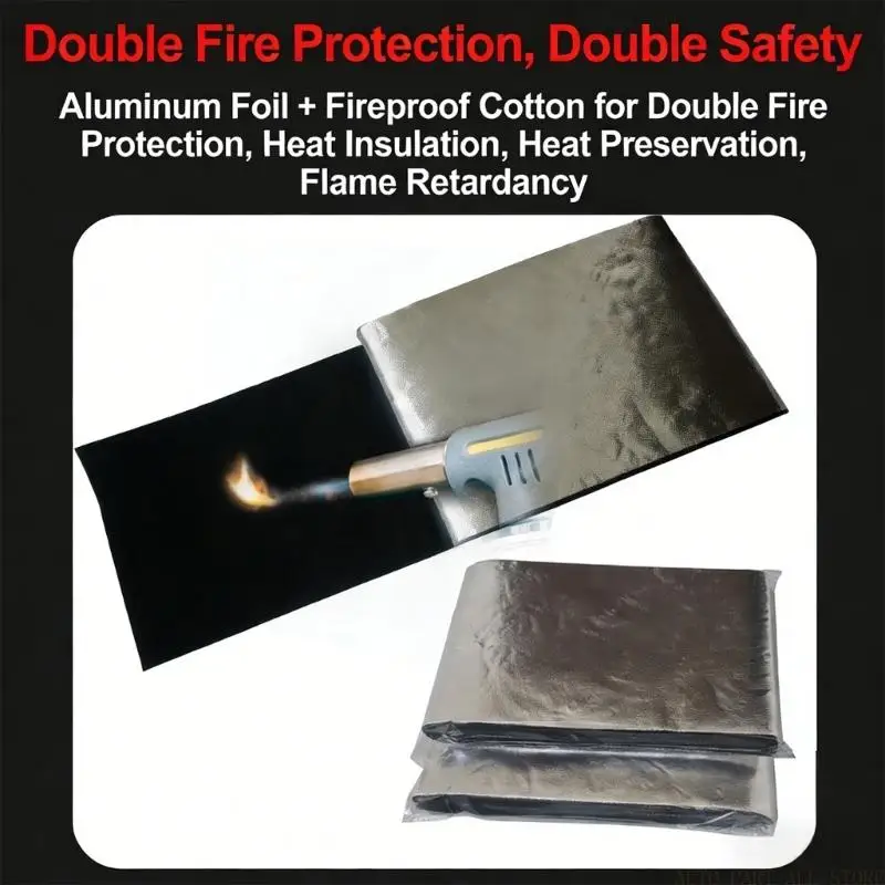 J0MA Fireproof Vehicle Battery Cover Wrap For Outdoor Adventures And Long Drives