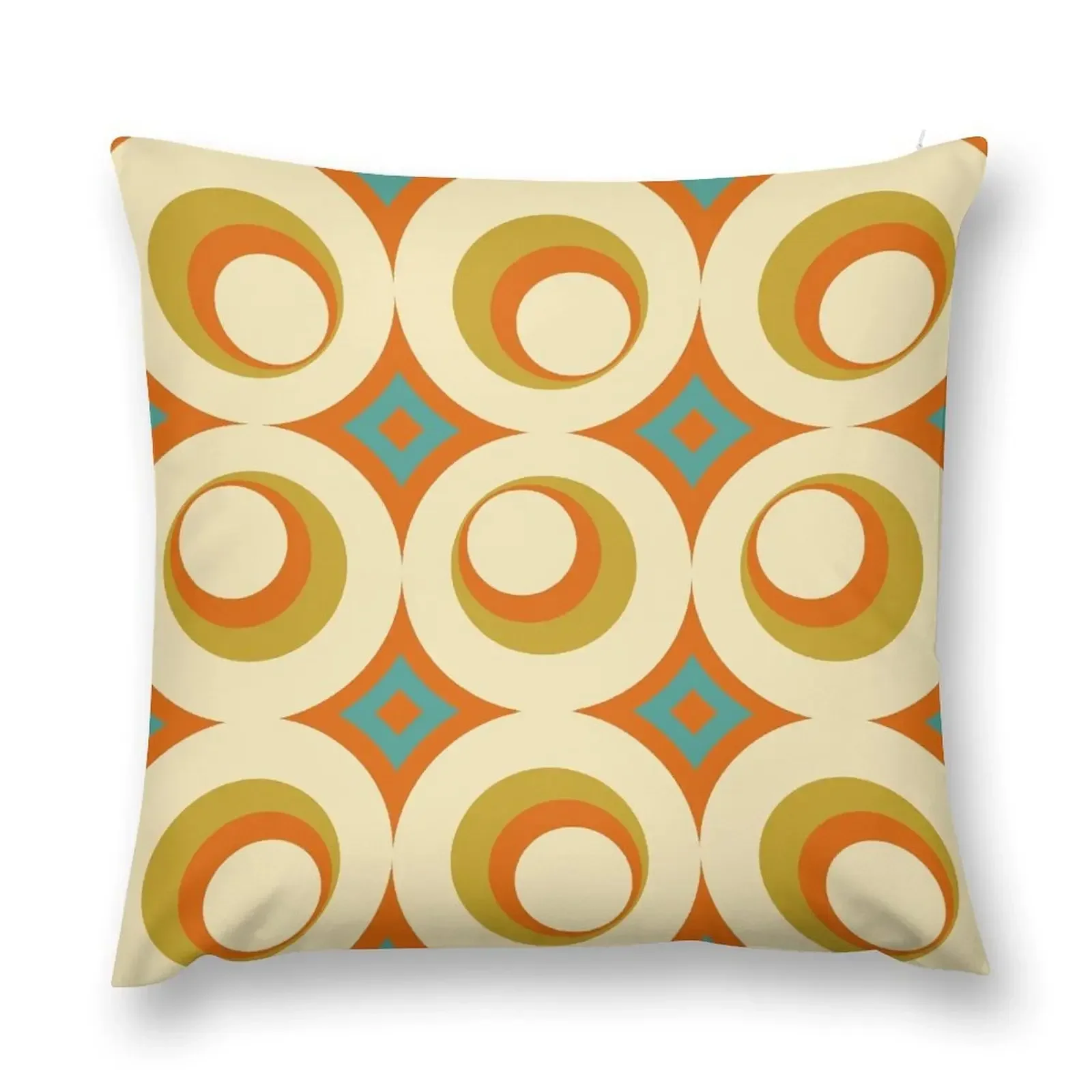 

Mid-Century Modern Orange Throw Pillow Cushion Cover For Sofa Decorative Sofa Cushion pillow